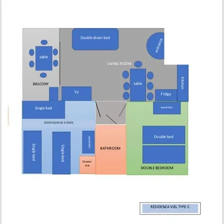 דירה Residenza Viel *